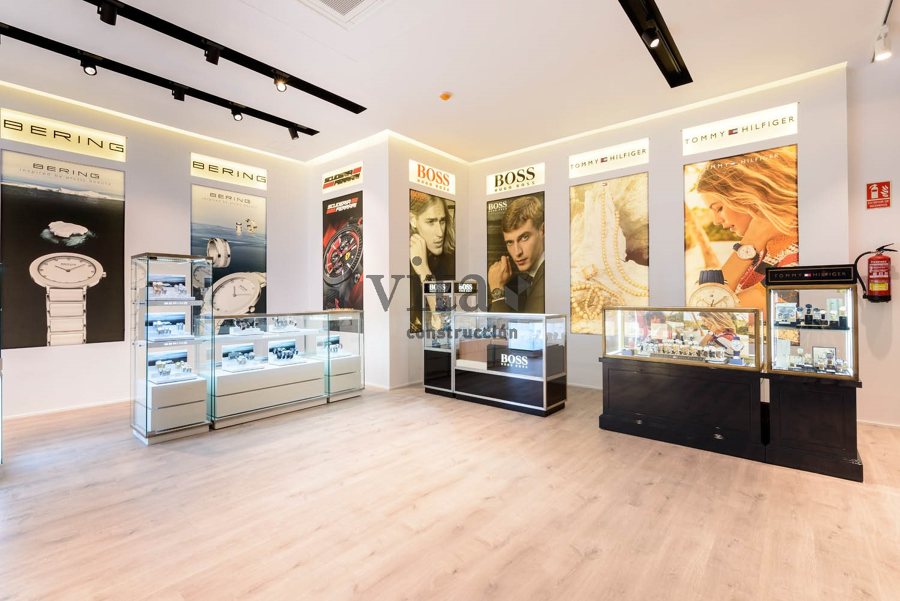 Interior del showroom