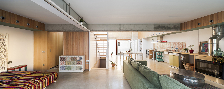 salón de la casa Migdia de Taller Sau 