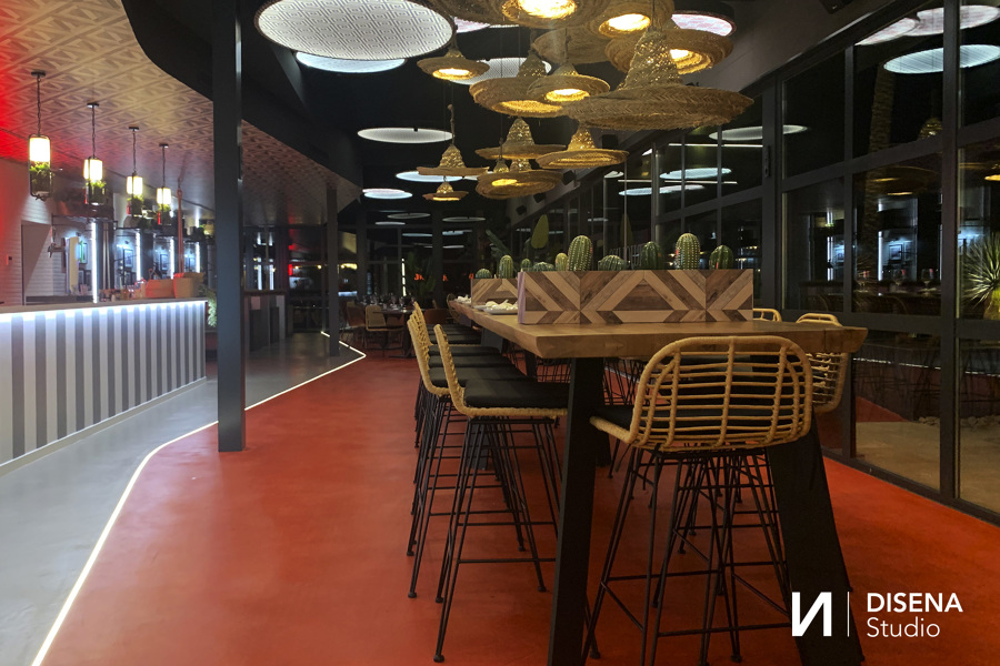 Interior restaurante Frijolino