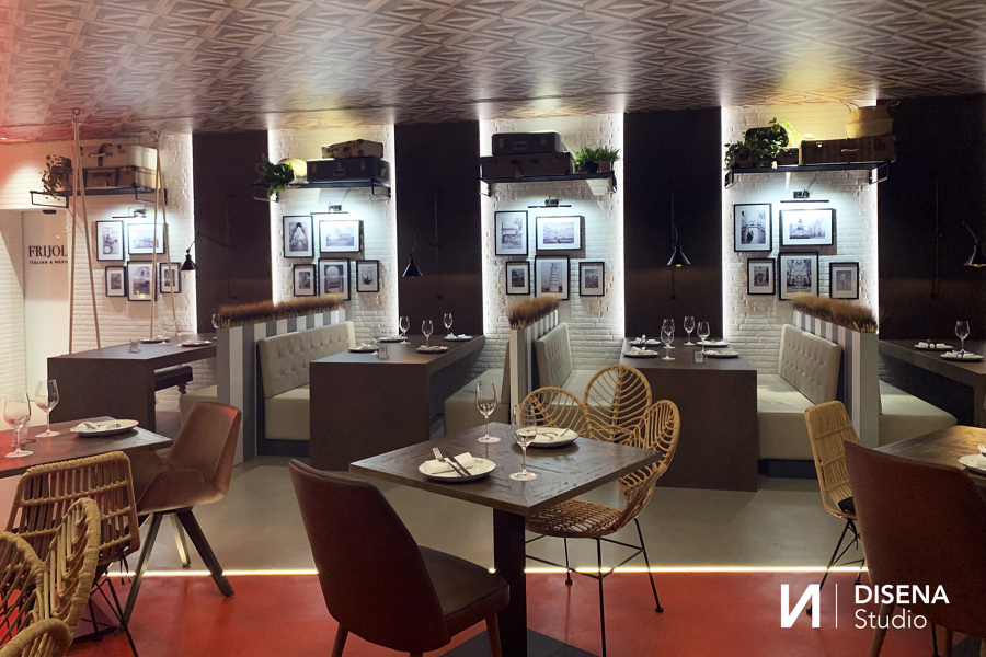 Interior restaurante Frijolino