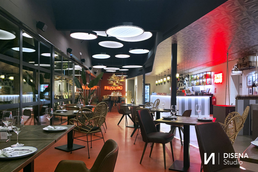 Interior restaurante Frijolino