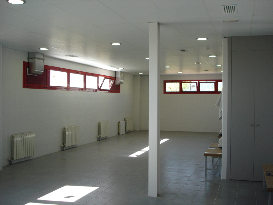 Interior vestuarios