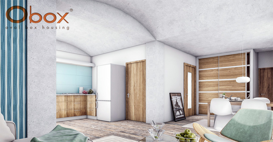 Interior Vivienda Obox.