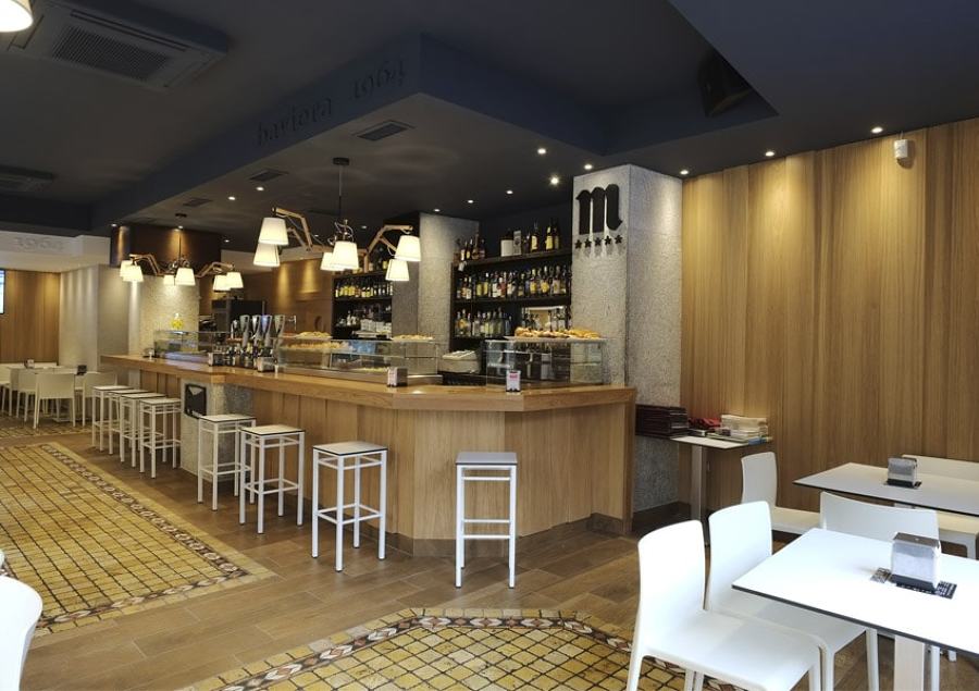 Interiorismo en Salamanca, cafetería Baviera