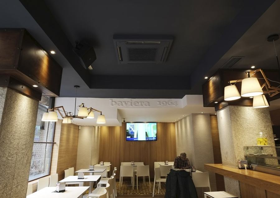 Interiorismo en Salamanca, cafetería Baviera