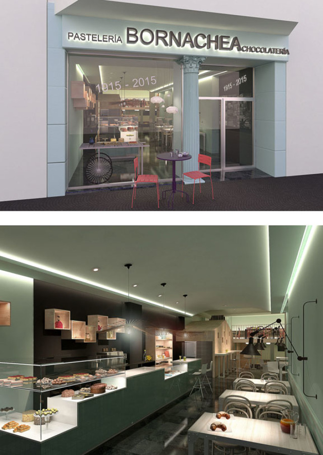 Interiorismo en un local centenario: Pastelería Bornaechea en Miranda de Ebro (Burgos)