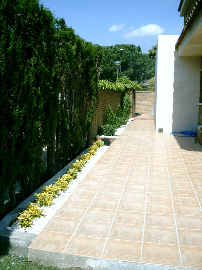 Jardín acabado