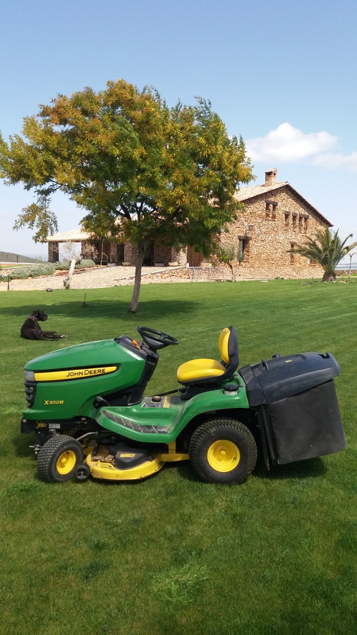 Jardín en finca privada