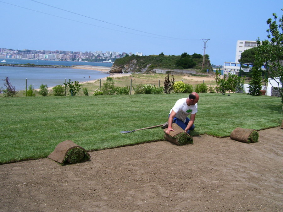 Jardín particular en la costa. Espacio, intimidad y vistas