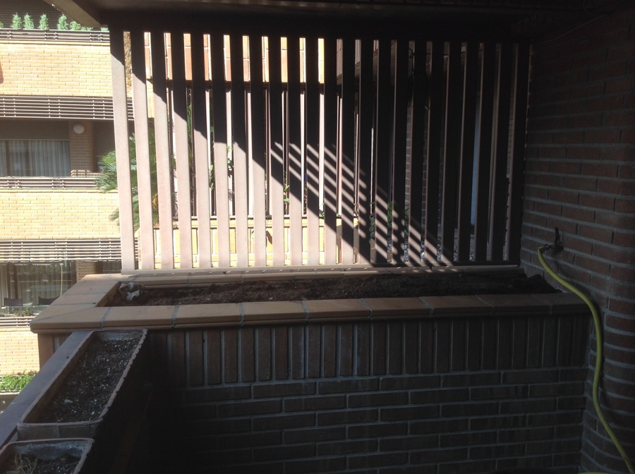 Jardinera de obra (antes)