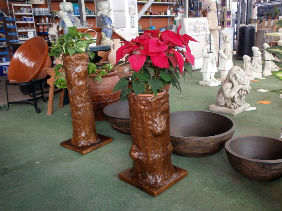 jardineras de tronco