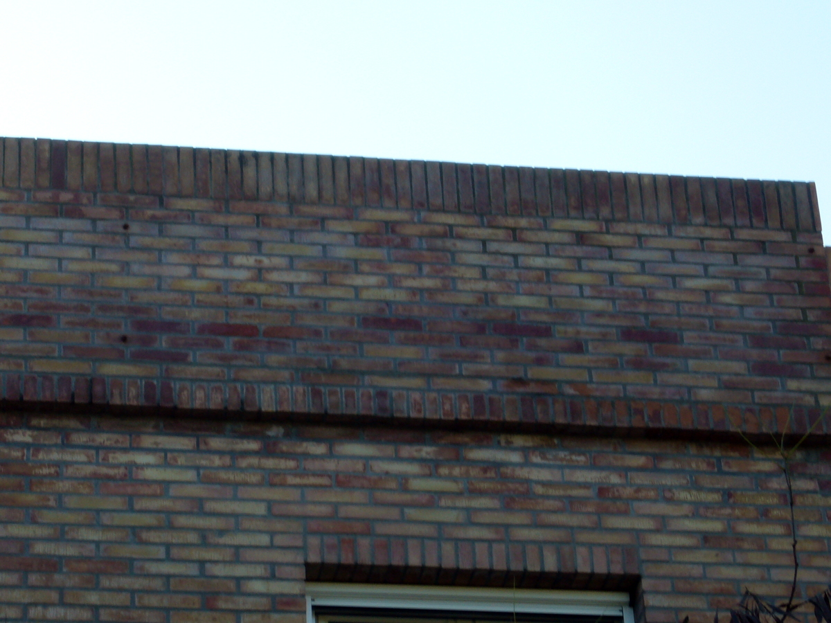 Jardineras descalzadas de la fachada 