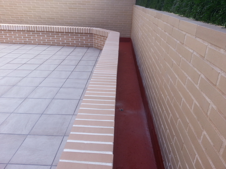 Jardineras patio interior