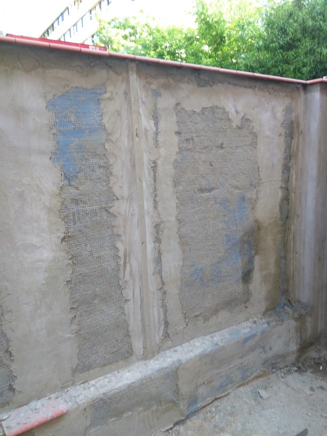 JARREADO DE CEMENTO EN PAREDES