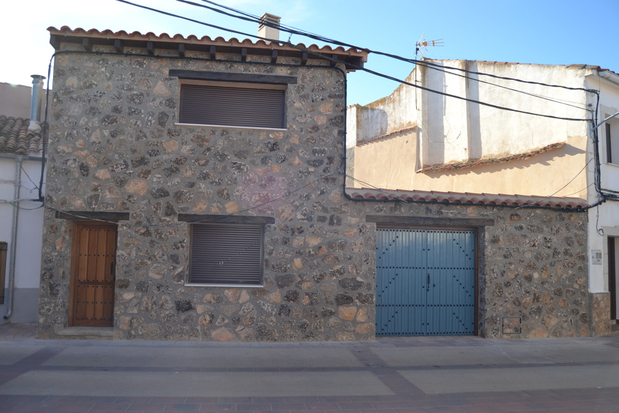 La casa de las portadas azules