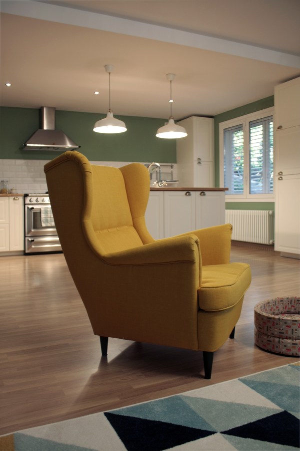 Butaca color mostaza