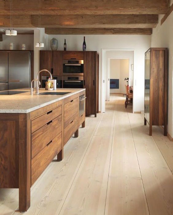 Cocina rústica y nórdica