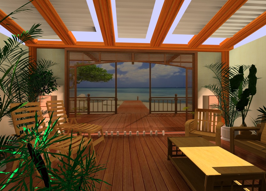 La playa desde mi patio