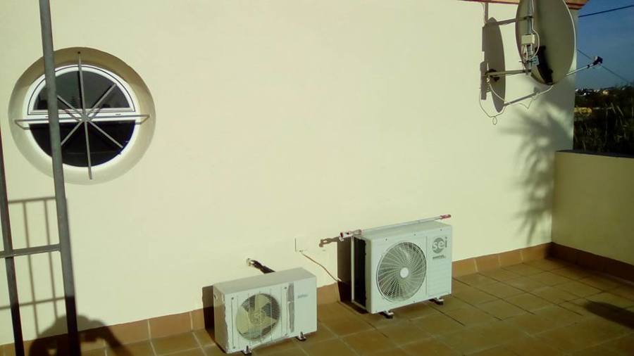 la terminacion de la terraza del unifamiliar