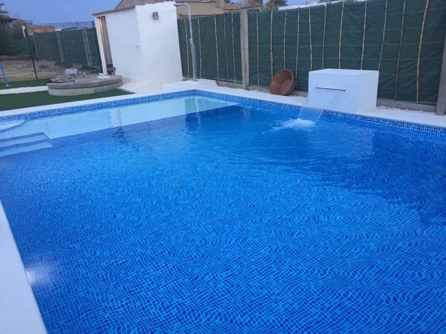 Lámina armada Gresite azul