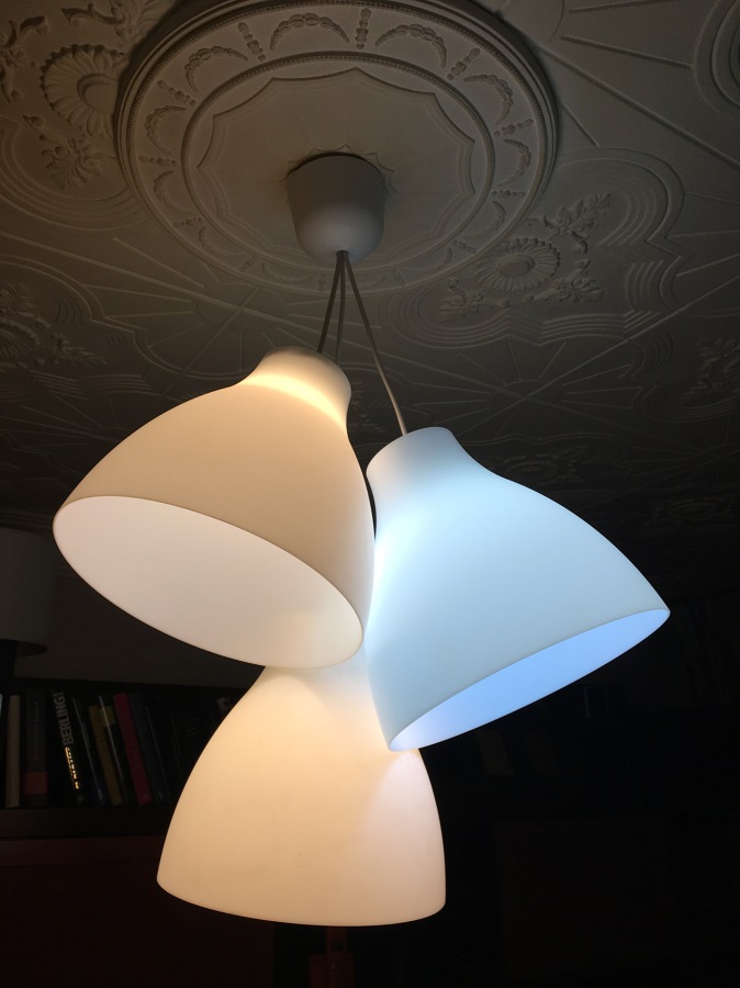 lampara de fabricación propia