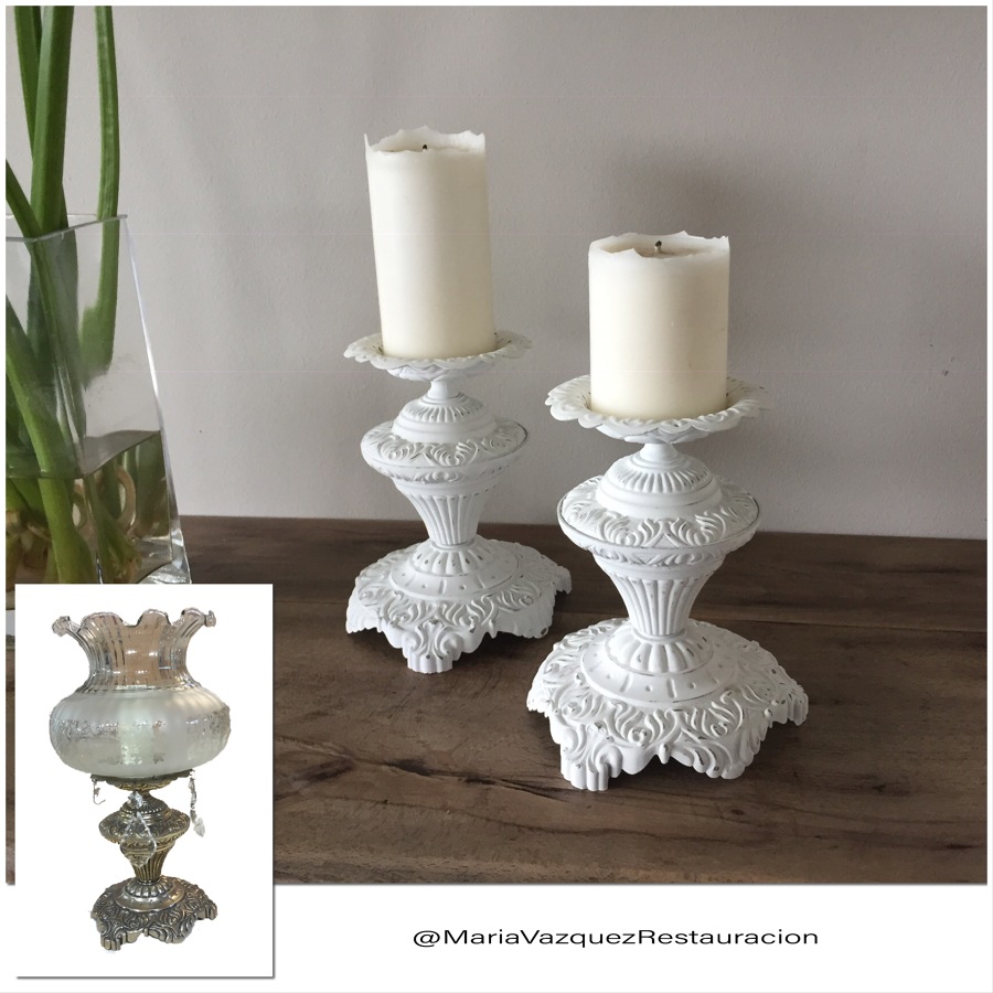 Lámparas actualizadas como candeleros