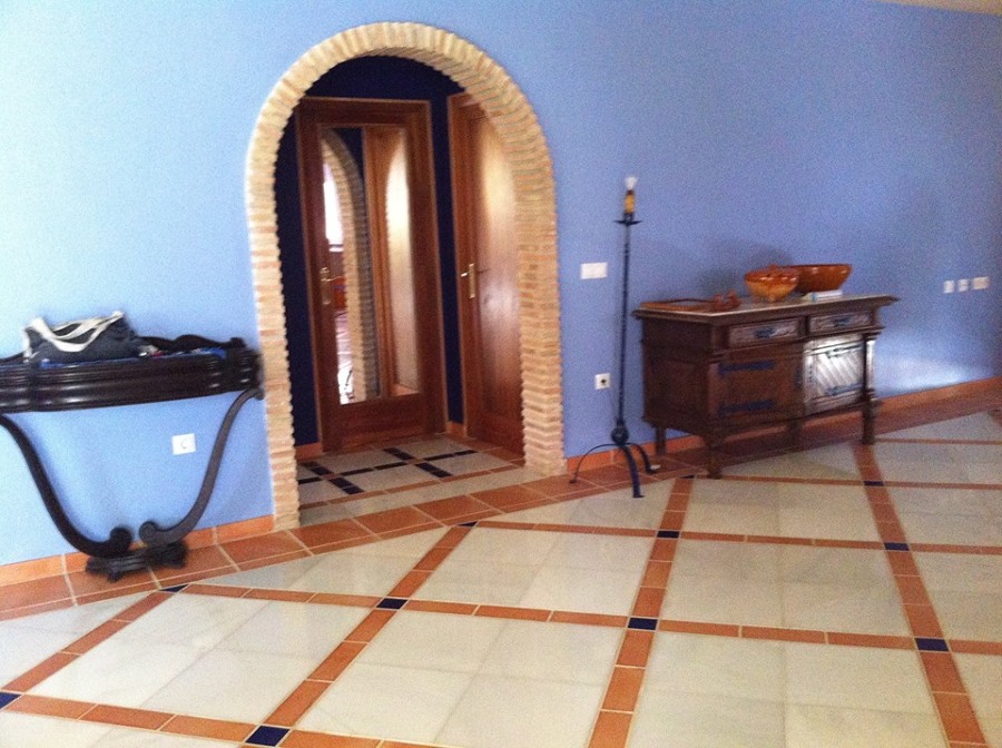 Las arcadas de los accesos.