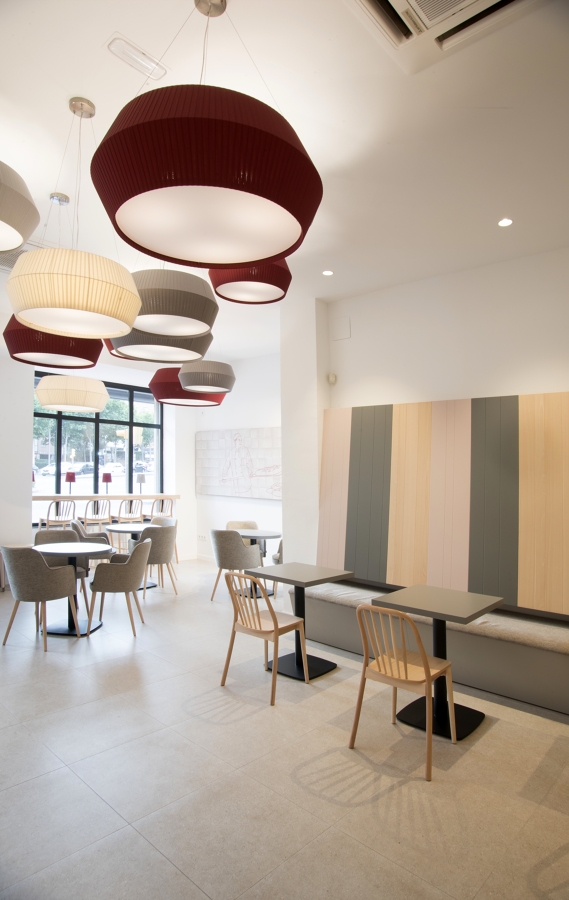 Las lámparas crean espacio