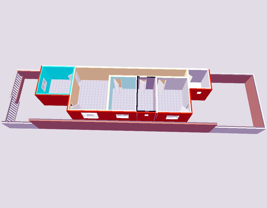 lateral de la vivienda 