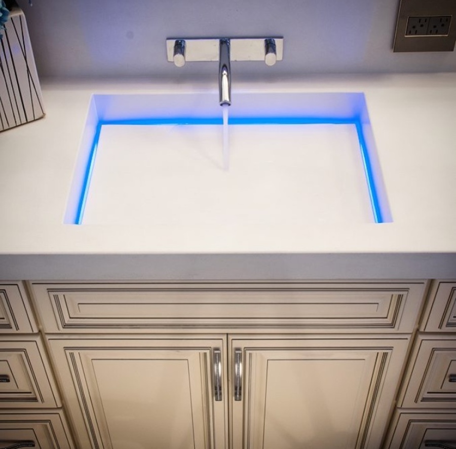 Lavabo con led integrado