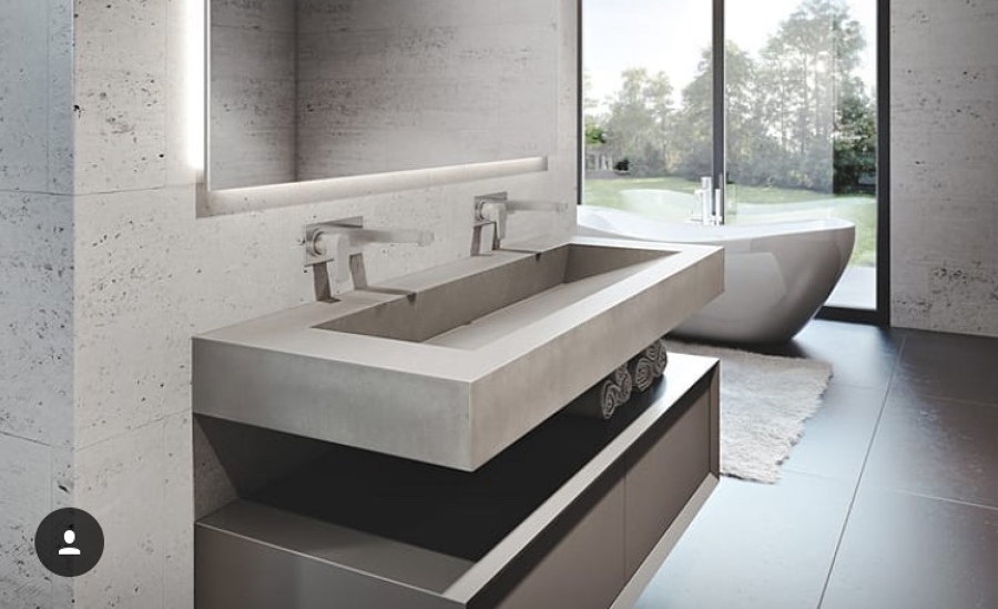 Lavabo en color Titanio