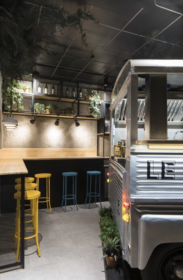 Le Streeter, barra alta trasera