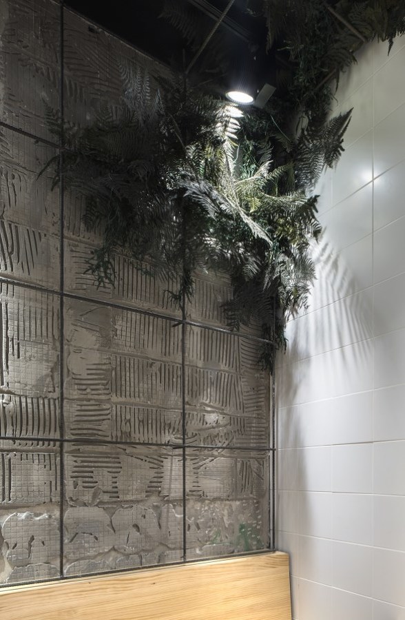 Le Streeter, detalle revestimientos