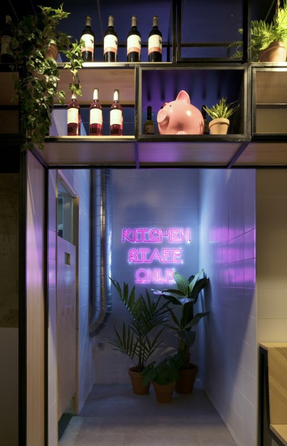 Le Streeter, entrada cocina