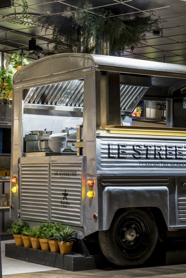 Le Streeter, vista de la food truck