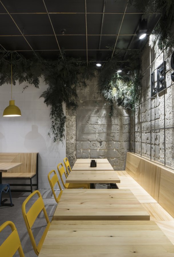 Le Streeter, vista del comedor