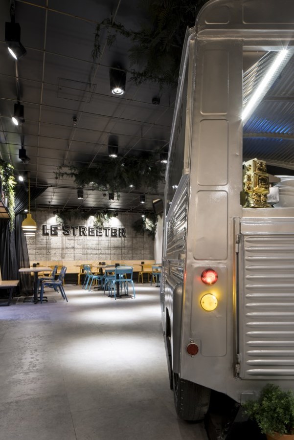 Le Streeter, vista del comedor