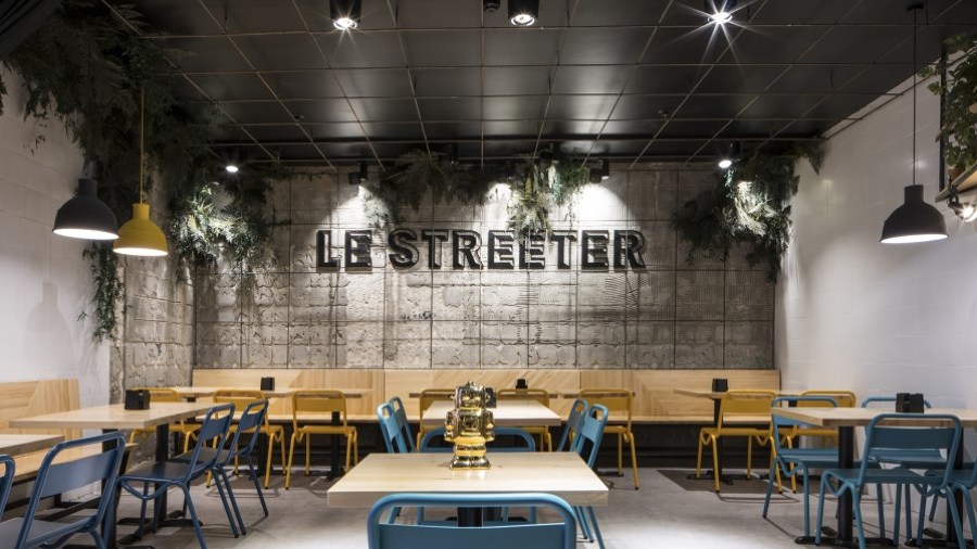 Le Streeter, vista del comedor