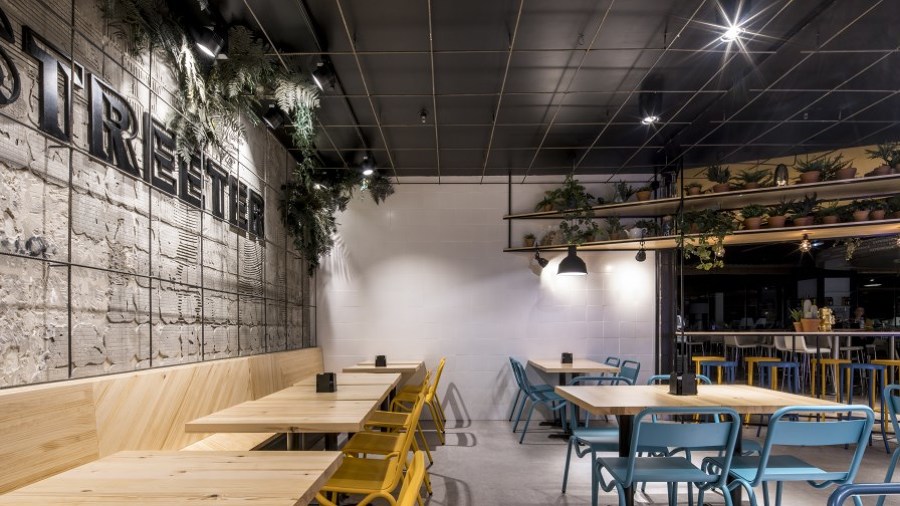 Le Streeter, vista del comedor