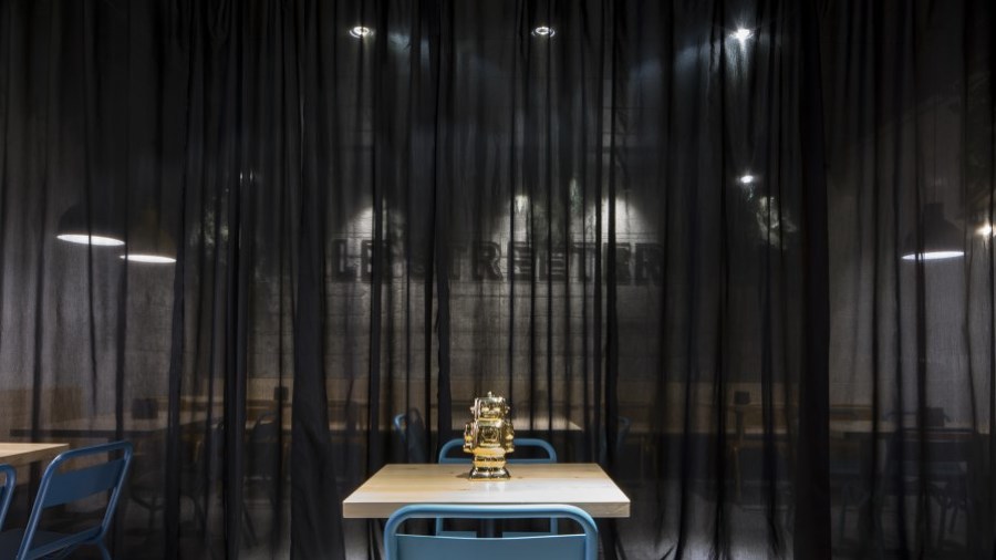 Le Streeter, vista del comedor reservado