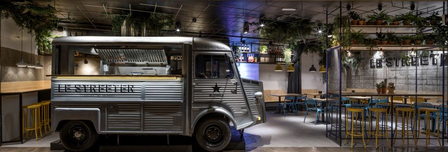 Le Streeter, vista general