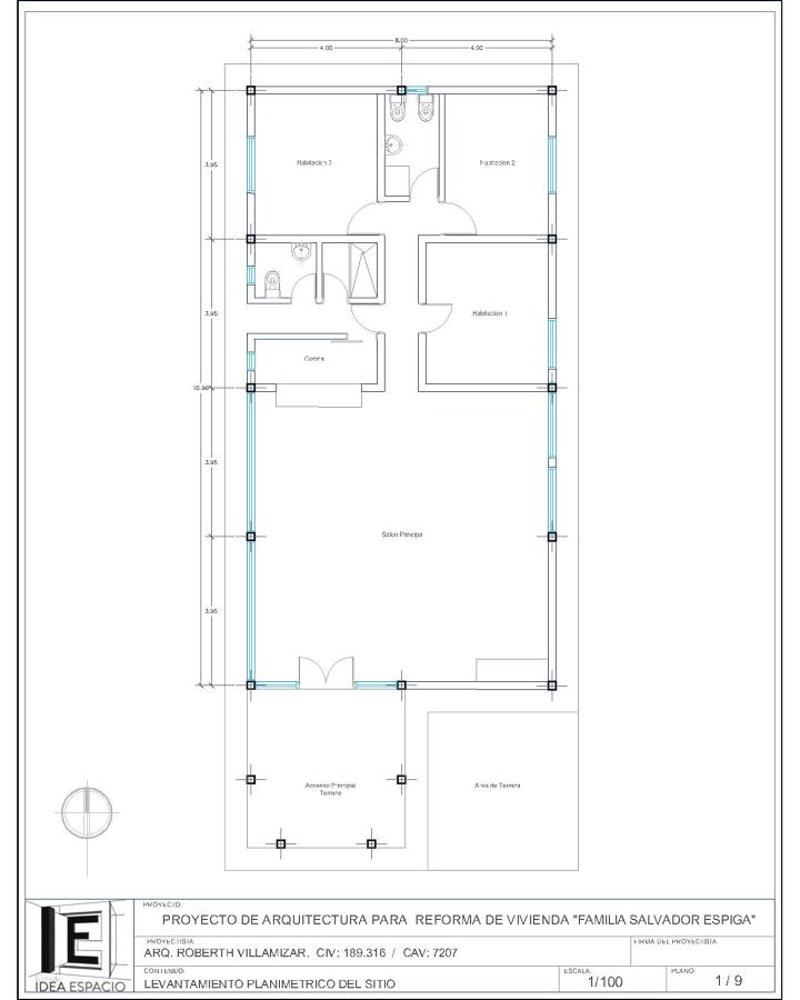 Levantamiento del sitio