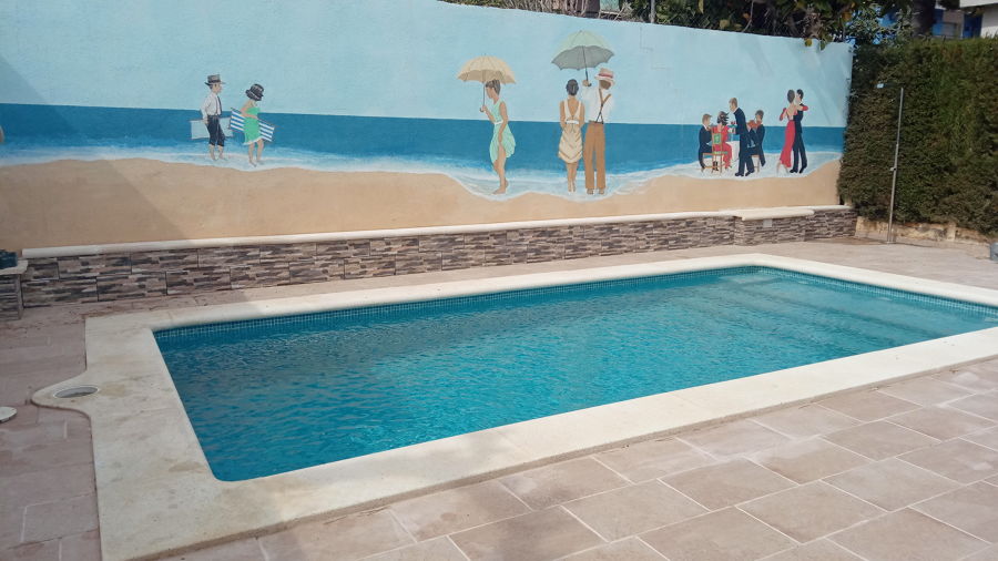 Limpiando el cestillo del Skimmer.