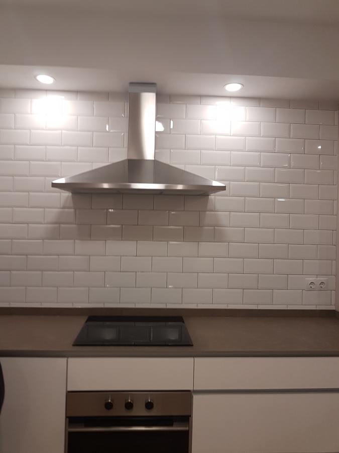 Limpieza cocina después de obra