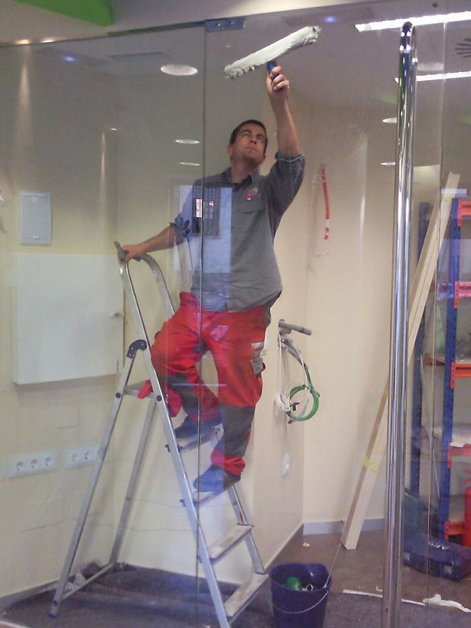 Limpieza de cristales