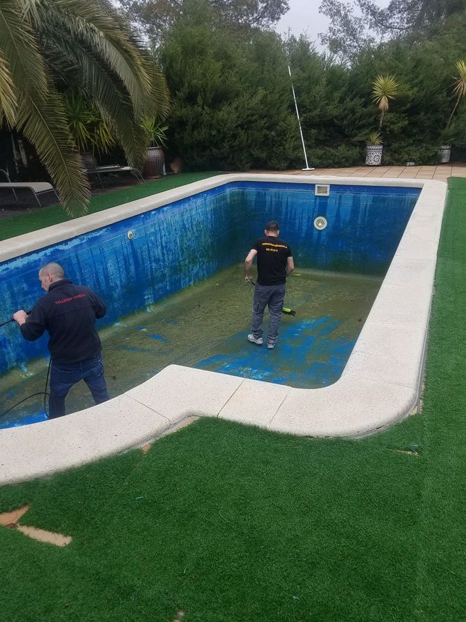 limpieza y mantenimiento de piscina