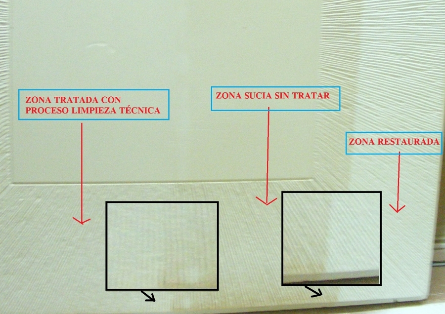 Limpieza y restauración de placas escayola