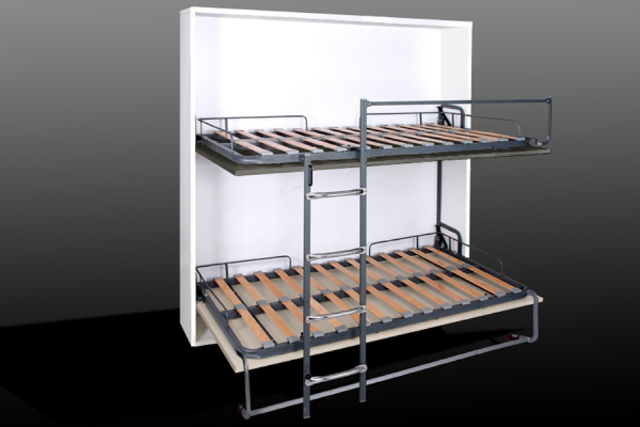 LITERA HORIZONTAL ABATIBLE DE 90 x 190 ABIERTA