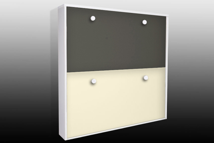 LITERA HORIZONTAL ABATIBLE DE 90 x 190 CERRADA