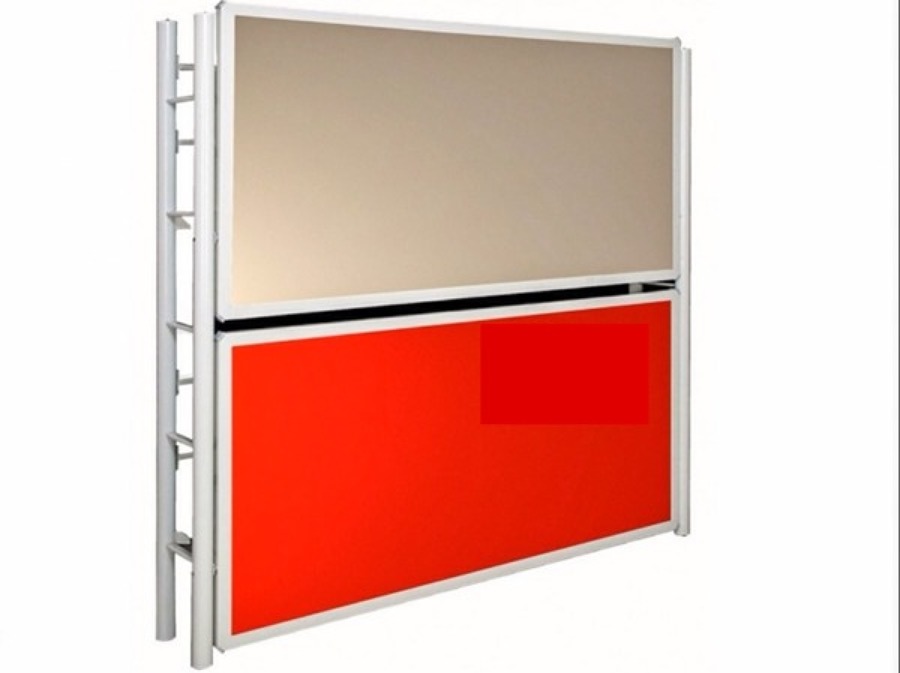 LITERA HORIZONTAL ABATIBLE DE 90 x 190 METÁLICA 